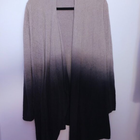 2 Barefoot Dreams Calypso Waterfall Ombre Cardigans Cozy Chic Lite Knit S/M FLAW - Picture 4 of 16
